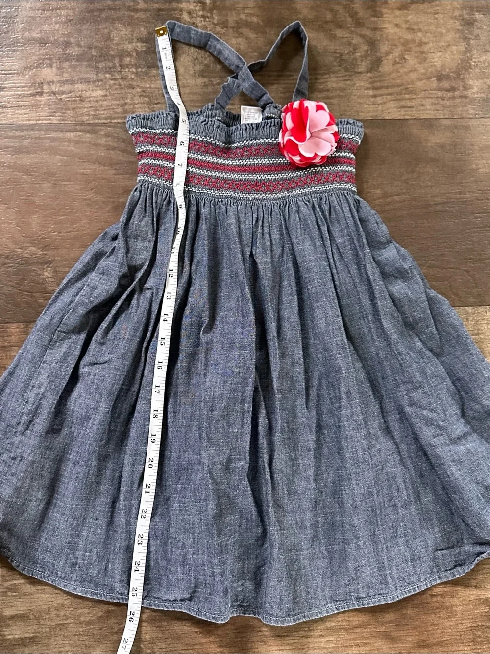 Gymboree Denim dress with flower